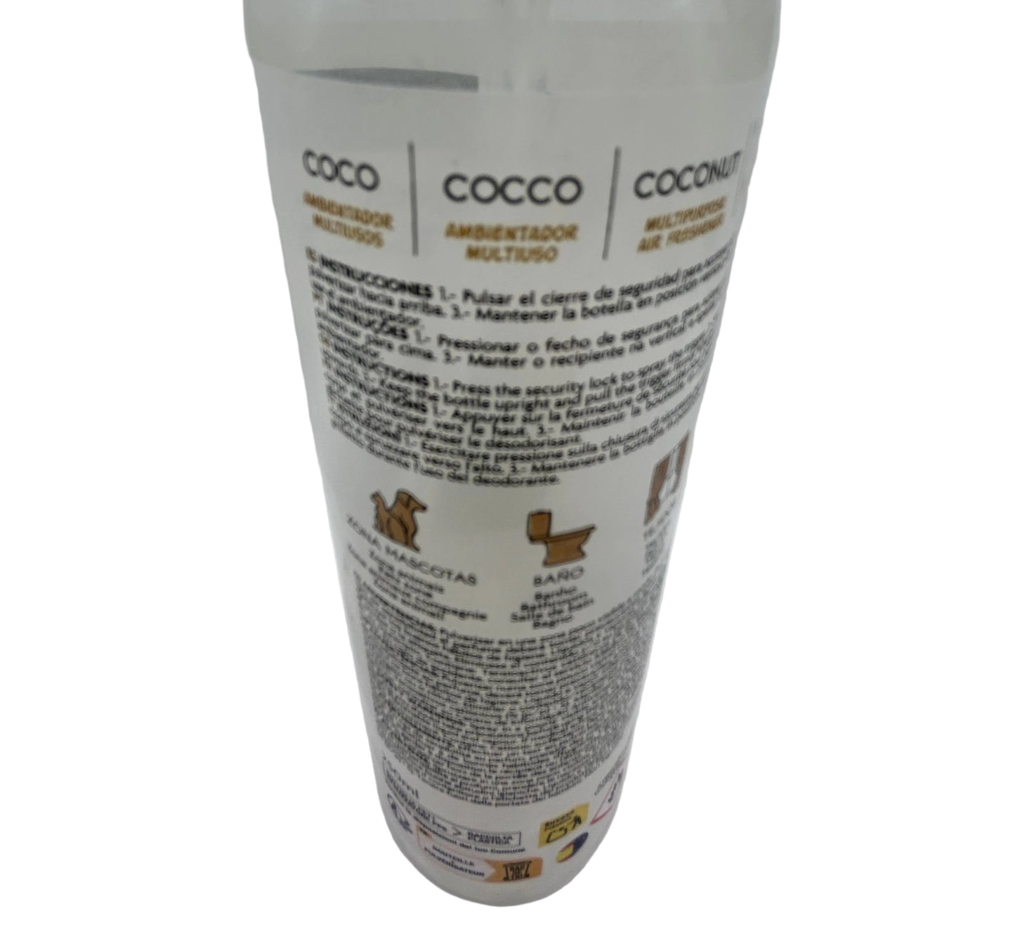 The Fruit Company Spanish Air & Fabric Fresheners - Choose Your Scent - 1 x 200ml Fragrance Spray - Non Aerosol - Strawberries & Cream or Coconut - Safe for Kids & Pets