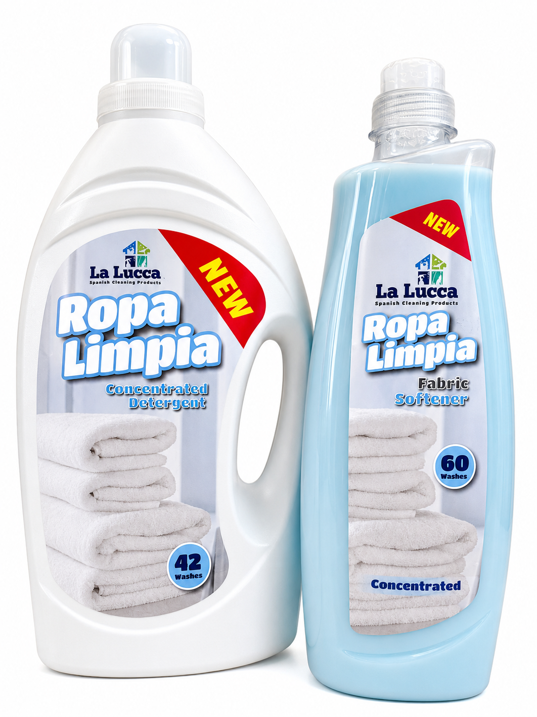 La Lucca Ropa Limpia Concentrated Laundry Detergent & Fabric Softener Bundle