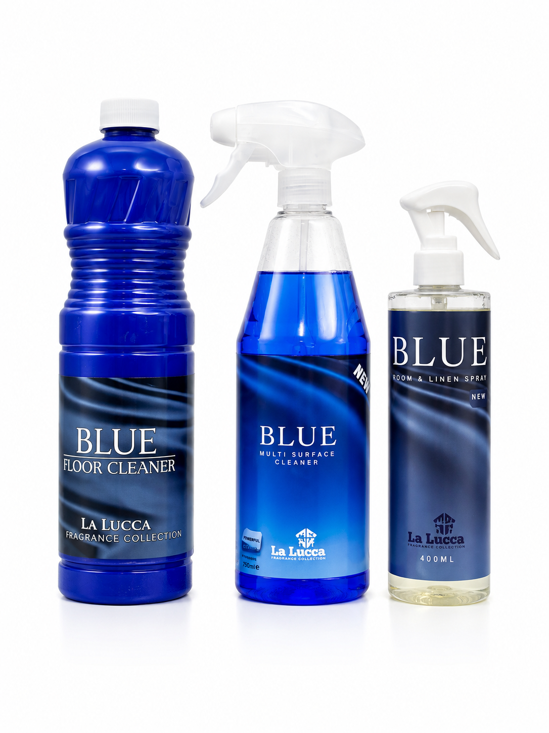 La Lucca Blue Home Fragrance & Cleaning Bundle x 3