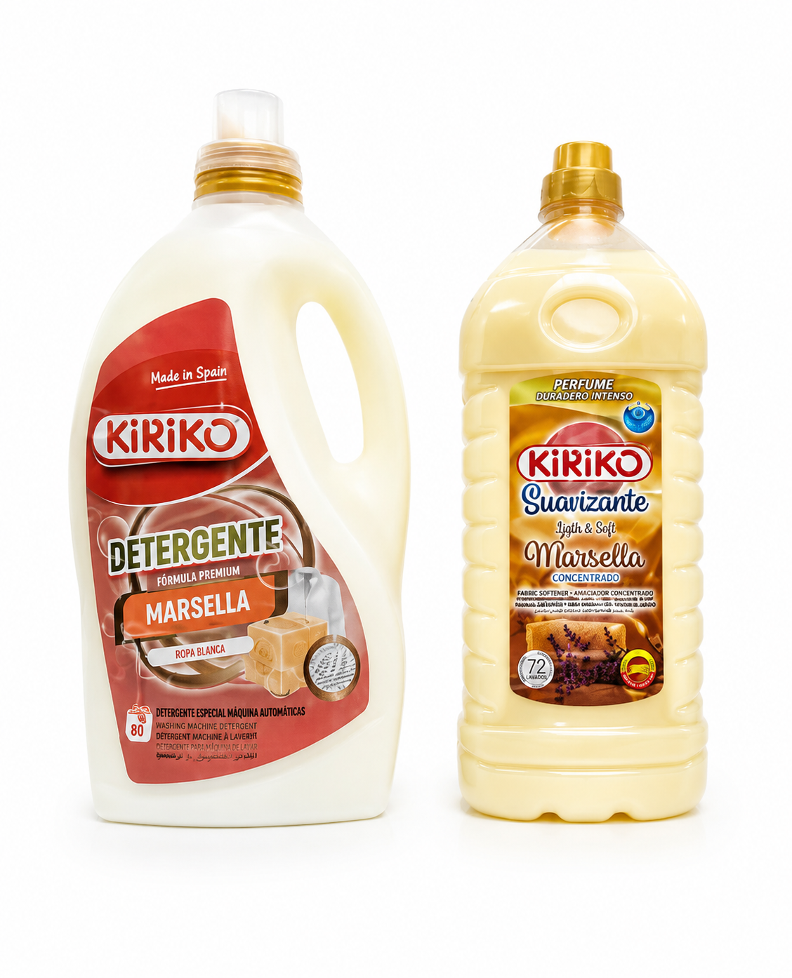Kiriko Marsella Laundry Bundle – Detergent (80 Washes) & Fabric Softener (72 Washes)