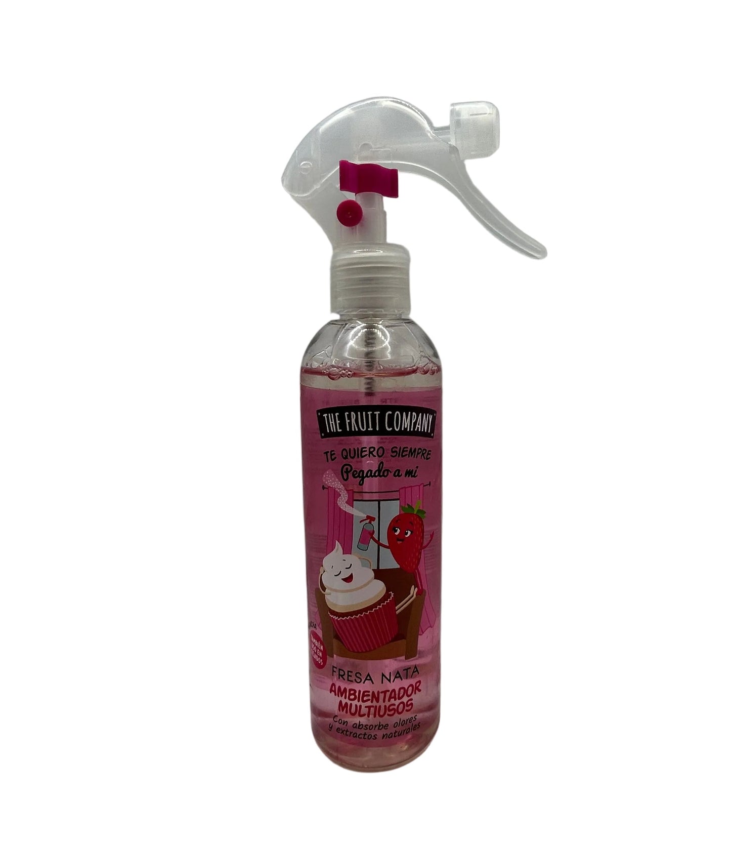 The Fruit Company Spanish Air & Fabric Fresheners - Choose Your Scent - 1 x 200ml Fragrance Spray - Non Aerosol - Strawberries & Cream or Coconut - Safe for Kids & Pets