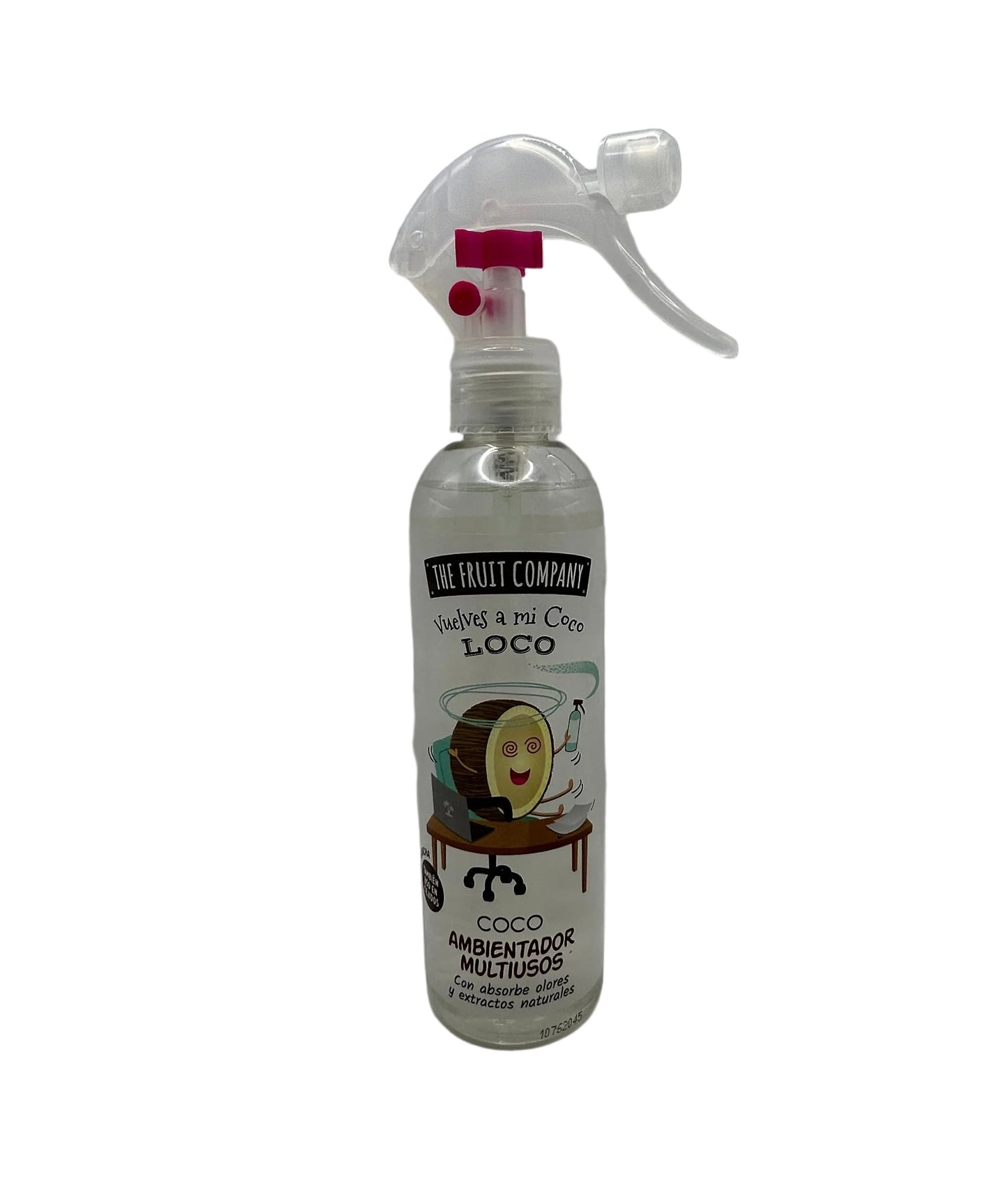 The Fruit Company Spanish Air & Fabric Fresheners - Choose Your Scent - 1 x 200ml Fragrance Spray - Non Aerosol - Strawberries & Cream or Coconut - Safe for Kids & Pets