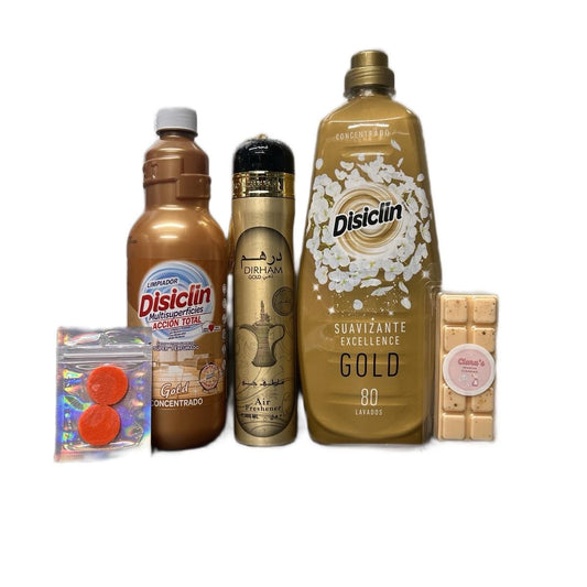 Gold Cleaning and Fragrance Bundle x 5 items