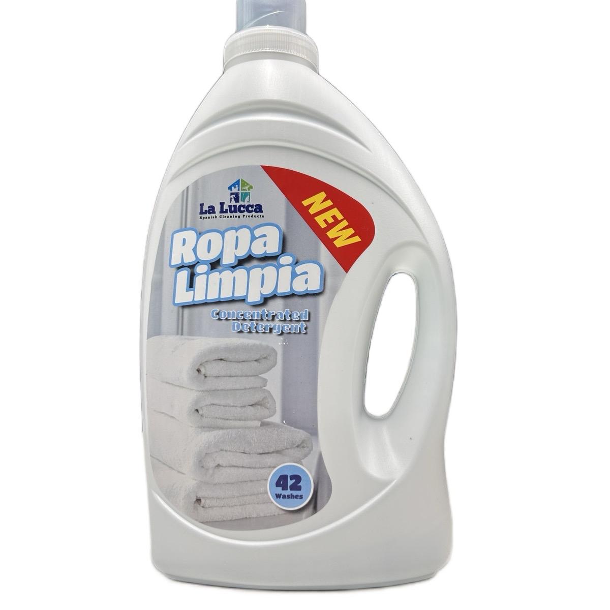 Ropa Limpia Spanish Cleaning Bundle x 6  Household- Air & Fabric Freshener, Multi Surface Cleaner, Floor Cleaner, Washing Detergent, Fabric Softener & Hoover Disc