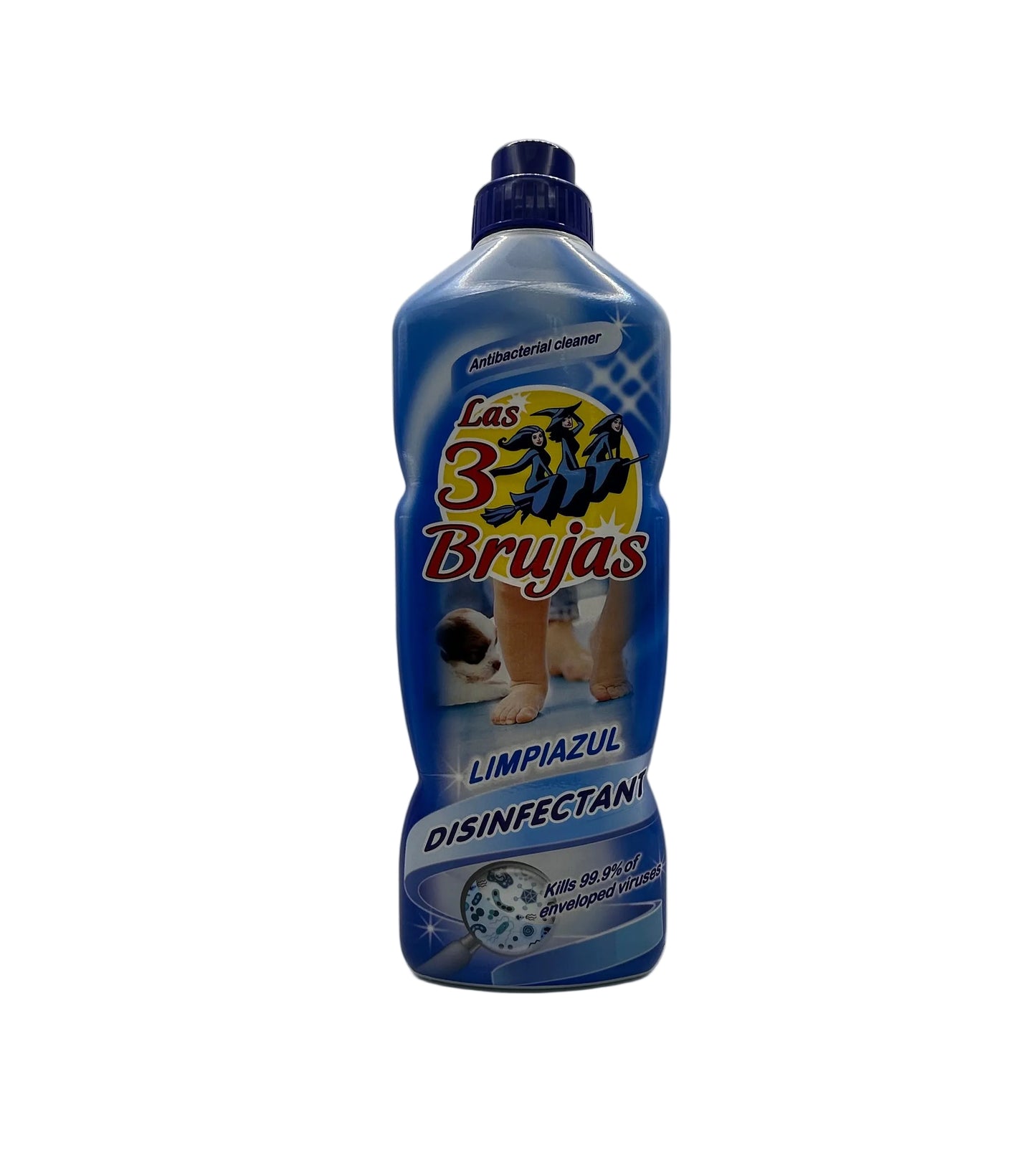 3 Witches Spanish Cleaning Bundle x 4 Items. Glass Cleaner, Multi Surface Cleaner, Bathroom Disinfectant & Limpiazul Disinfectant