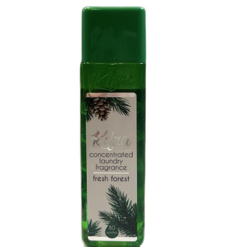 Kifra Super Concentrated Spanish Laundry Fragrance 200ml Bottle - Ocean & Spring & Fresh Forest Scents - Up to 80 Washes
