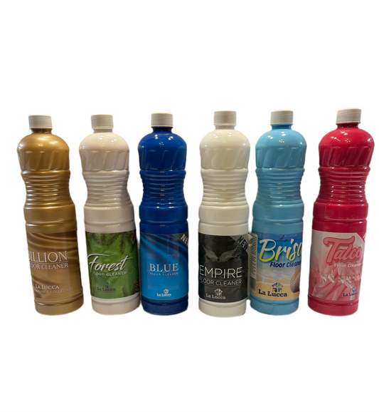 La Lucca Floor Cleaners - choose from Brisa, Blue, Talco, Forest, Billion or Empire Scent - 1 x 1L -