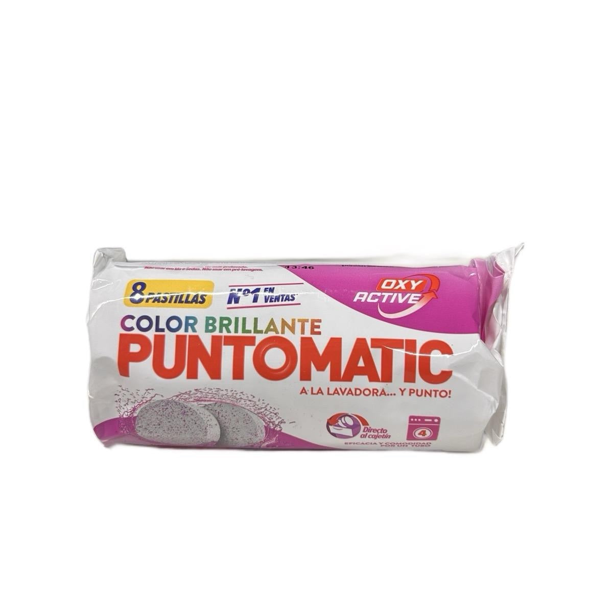 Puntomatic Colour Laundry Detergent & Stain Remover Tablets – 8 Wash Tablets