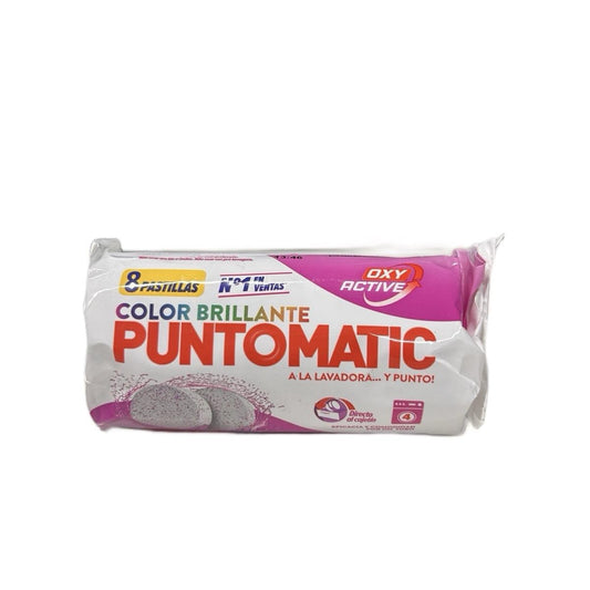 Puntomatic for Colour Laundry - 1 x 8 Tablets - Household Cleaning Supplies Stain Remover Scented