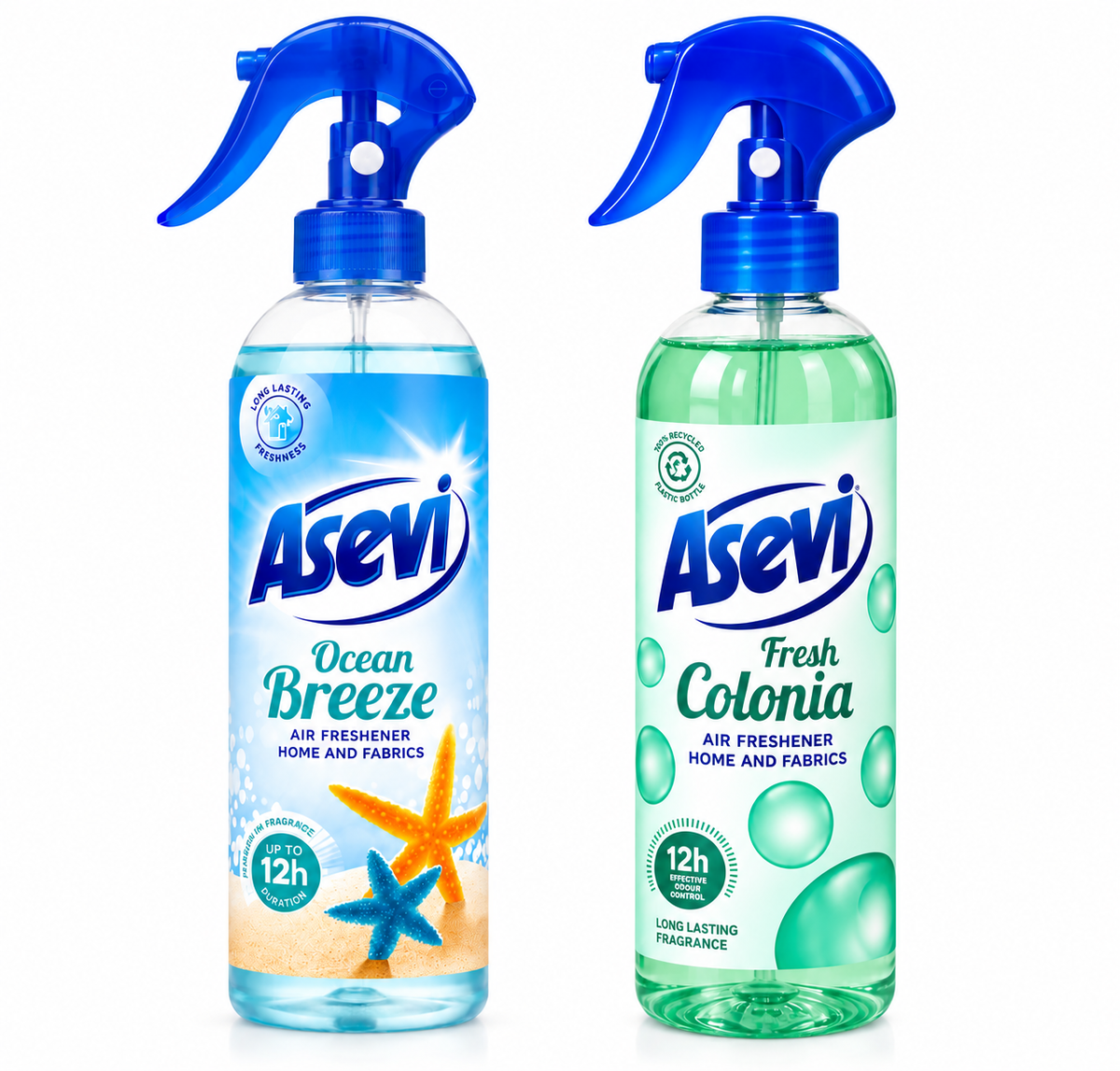 1 x Asevi Spanish Air & Fabric Freshener 400ml – Choose Brisa (Breeze) or Fresh Colonia ✨🏠