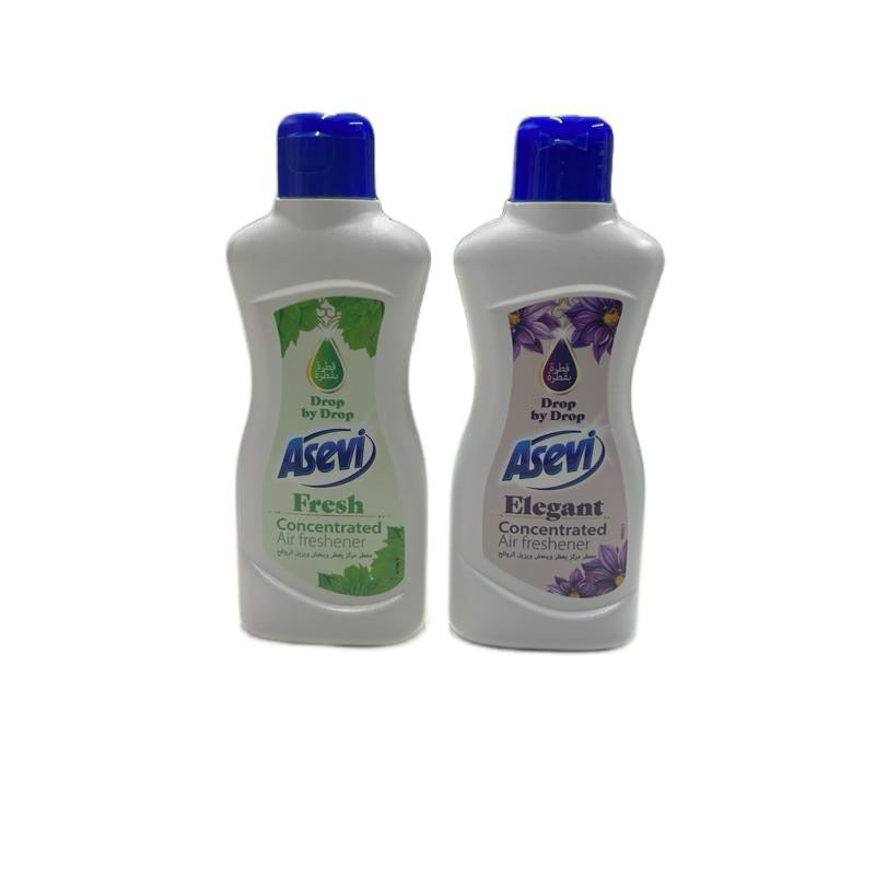 Asevi Liquid Air Freshener Toilet Drops 165ml - Fresh or Elegant Scent for Bathrooms, Cupboards, Cars & More - Long-Lasting Concentrated Formula