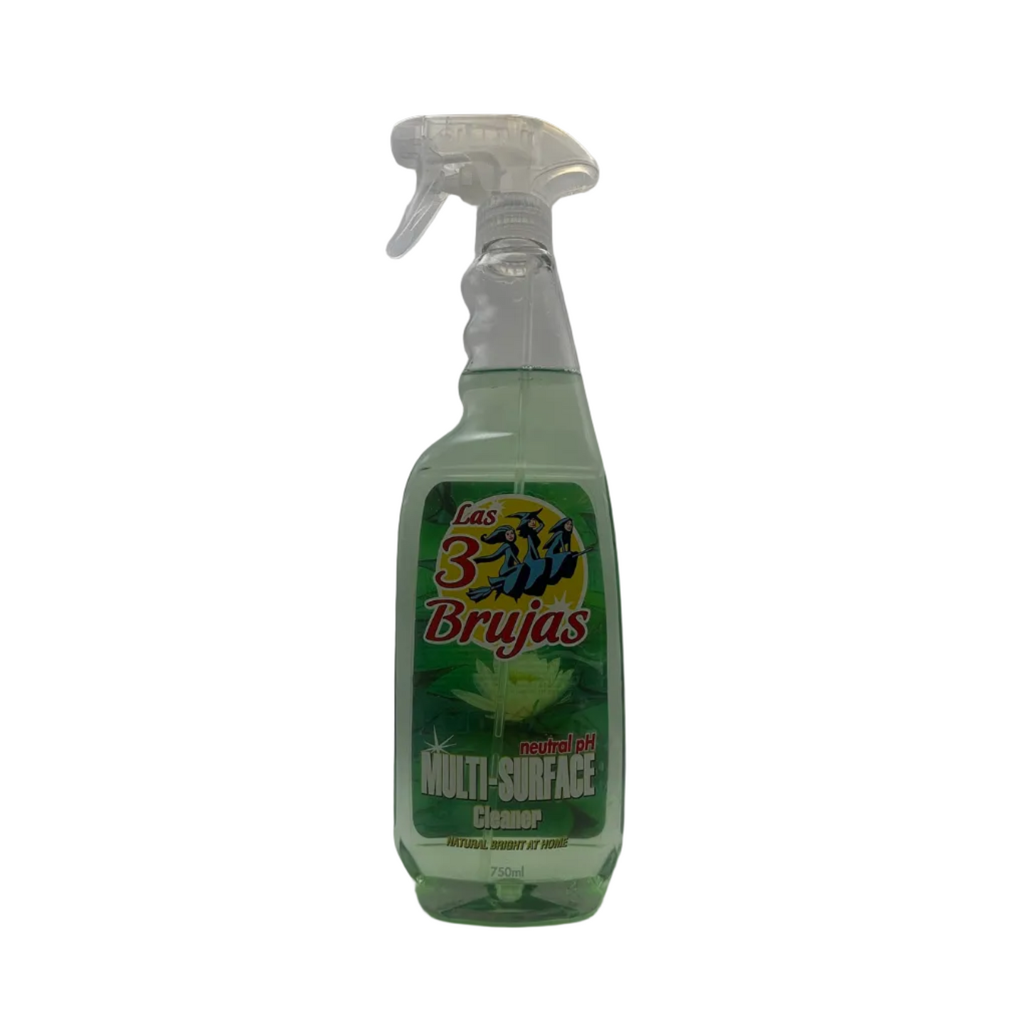 3 Witches Spanish Cleaning Bundle x 4 Items. Glass Cleaner, Multi Surface Cleaner, Bathroom Disinfectant & Limpiazul Disinfectant