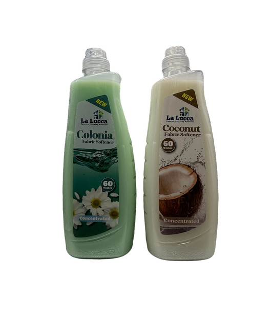 La Lucca Spanish Clothes Fabric Softeners - choose from Coconut Scent or Colonia 1 x 60 Washes