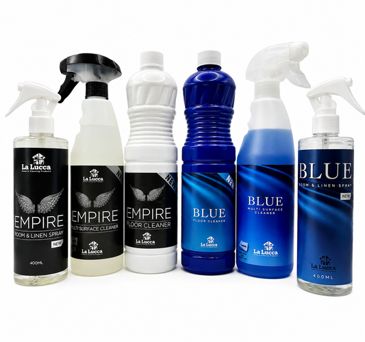 La Lucca Cologne Empire & Blue Cleaning & Fragrance Bundle x 6 Items