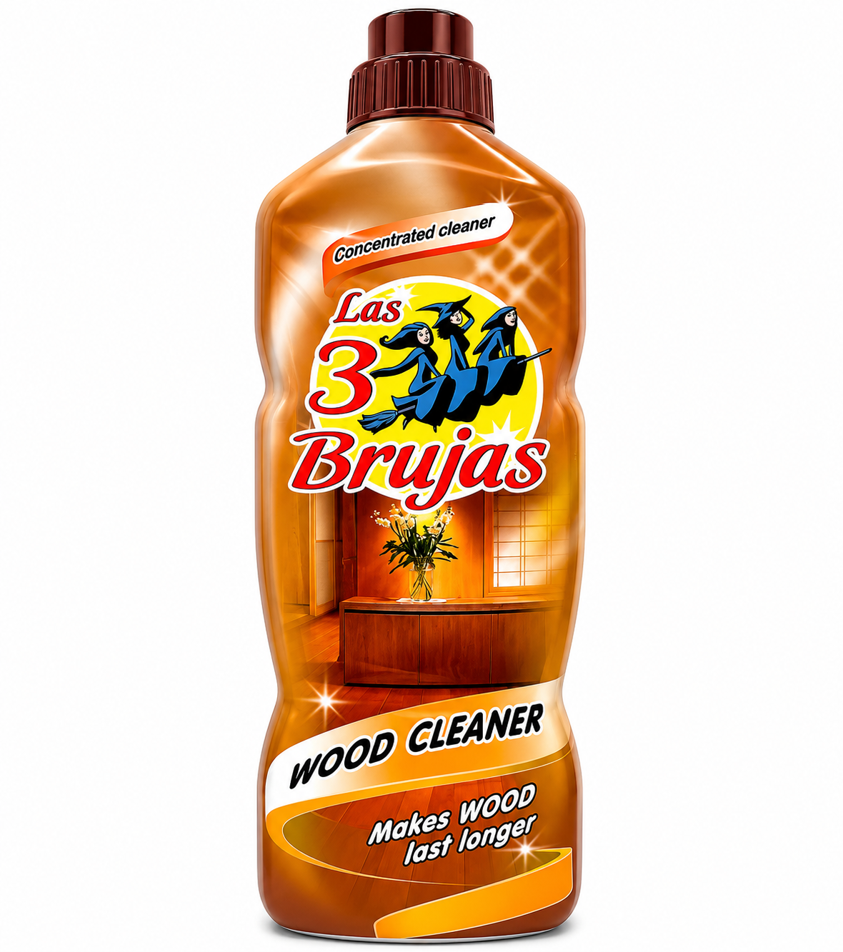 3 Witches Spanish 1 x 1 Litre Bottles. Choose from Marble, Limpiazul Disinfectant or Wood.