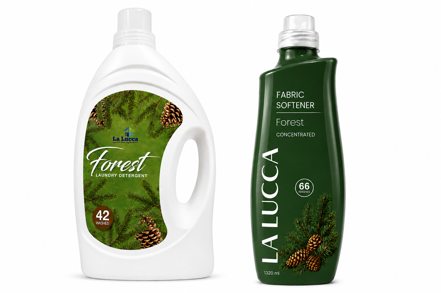 La Lucca Forest Laundry Bundle – Laundry Detergent & Fabric Softener