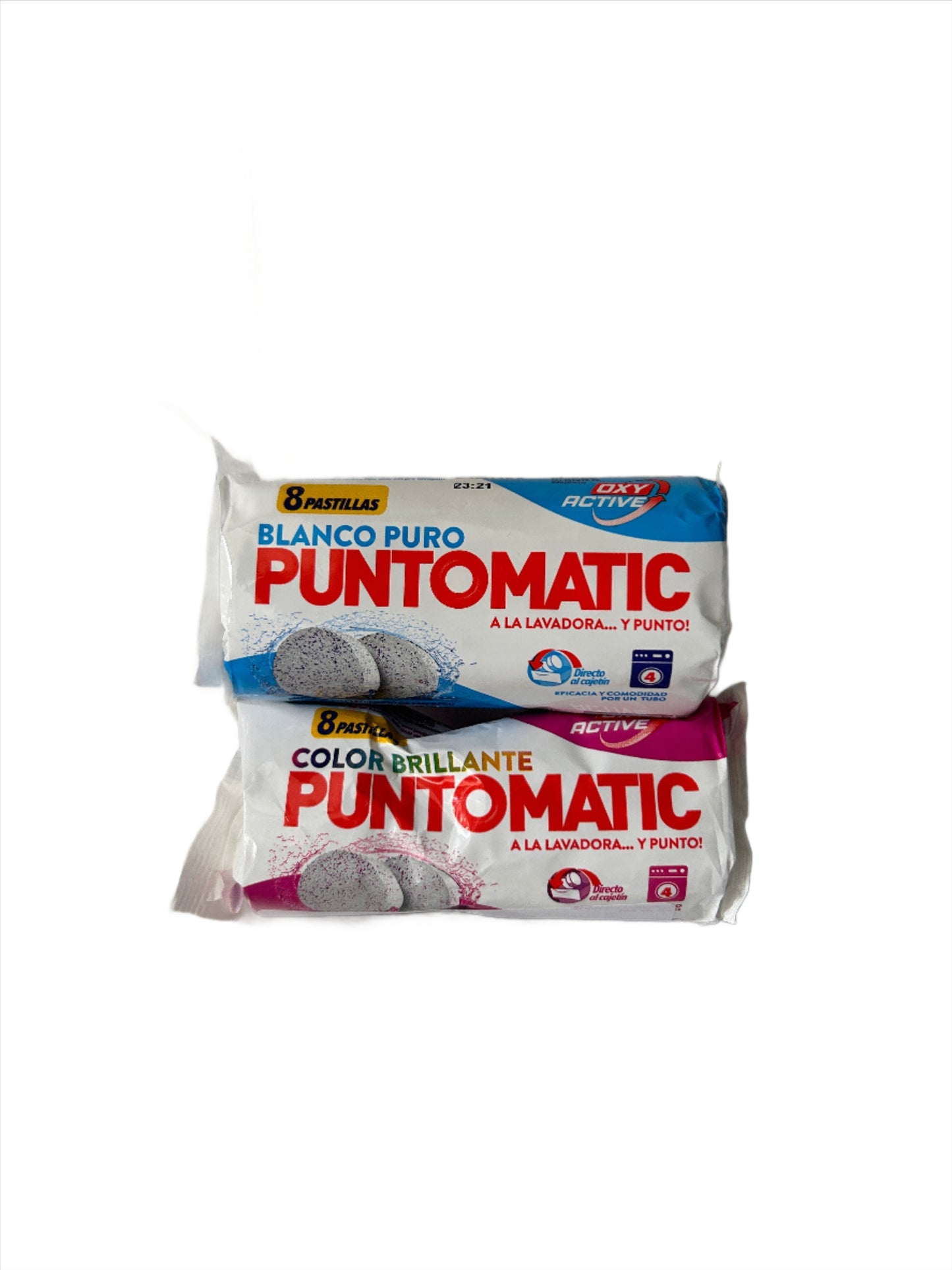 Puntomatic laundry tablets bundle for colour & white laundry