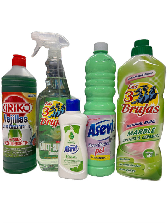 Green Spanish Cleaning Bundle x 5 items