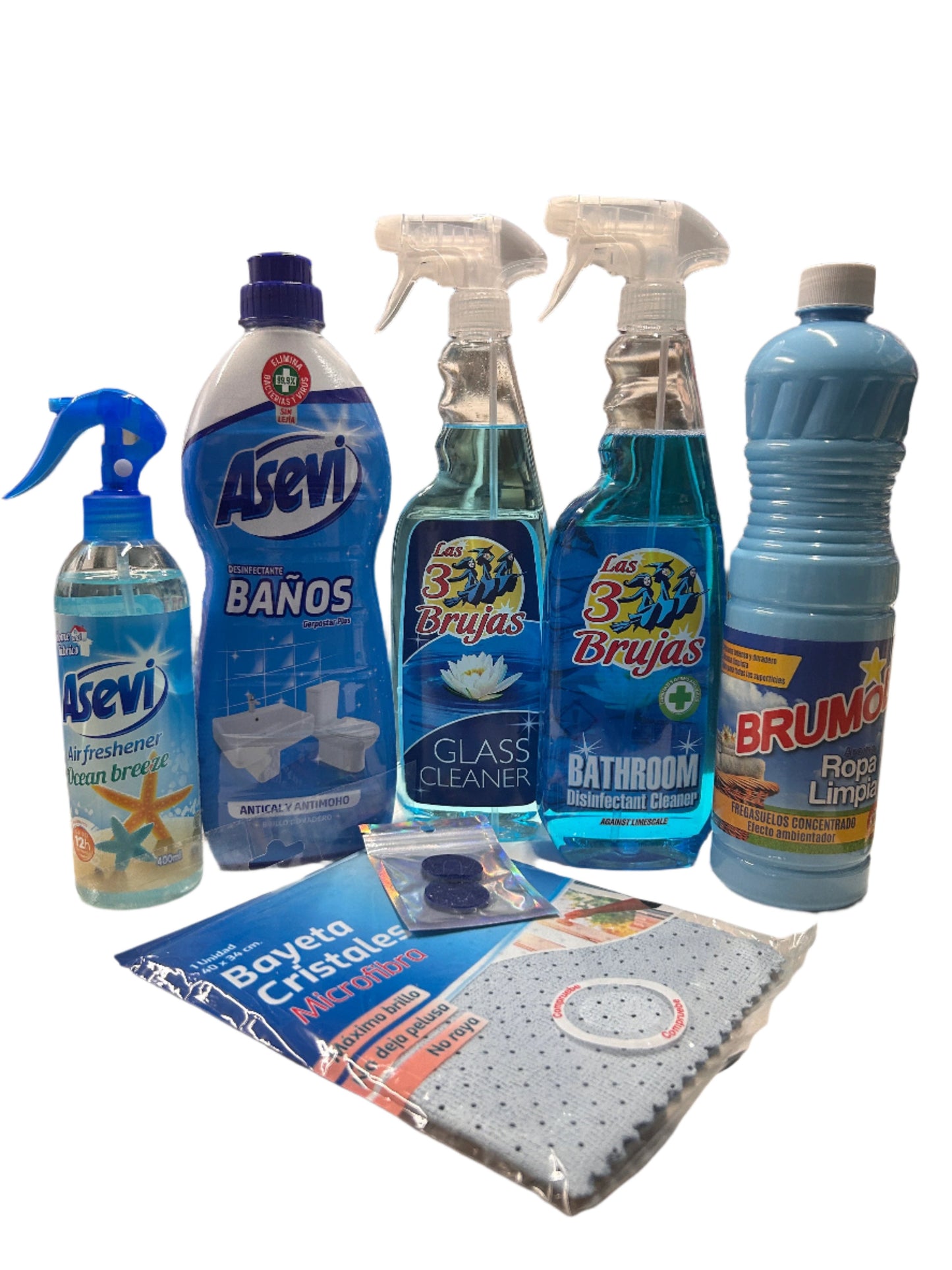 Clara's Blue Spanish Cleaning Bundle x 7 Items